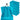 Seiftücher 30x30 cm, 6er Set Waschlappen Blau - Aquamarin