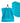 Seiftücher 30x30 cm, 6er Set Waschlappen Blau - Aquamarin