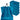 Seiftücher 30x30 cm, 6er Set Waschlappen Blau - Petrol