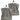 Seiftuch 30x30 cm, 2er Set Waschlappen Grau - Dunkel