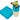 Seiftücher 30x30 cm, 6er Set Waschlappen Blau - Aquamarin