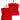 Seiftuch 30x30 cm, 2er Set Waschlappen Rot - Scharlach