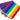 Regenbogen Waschhandschuh 4er Set 16x21 cm