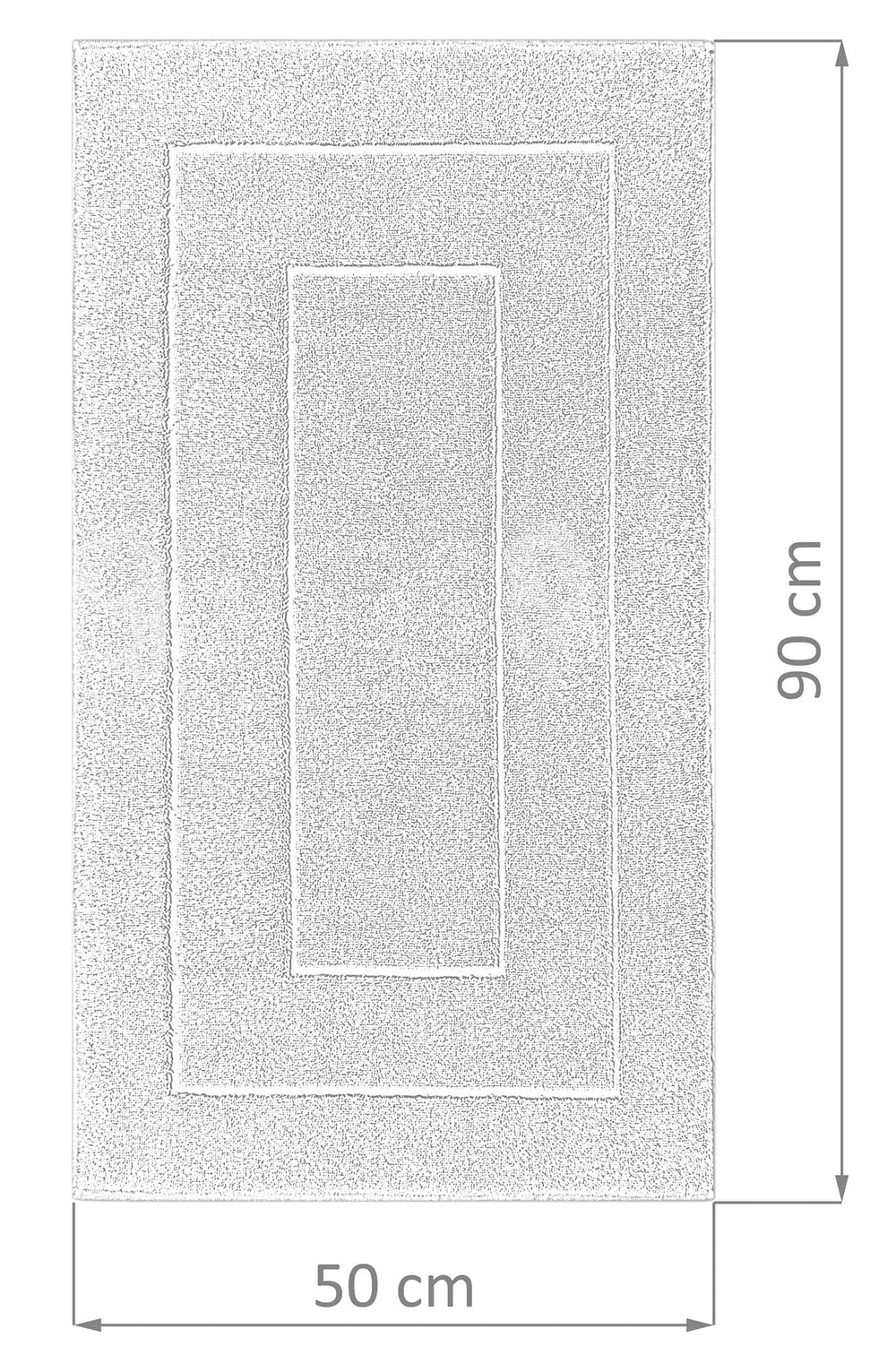 Frottee Duschvorleger 50x90 cm Lila - Flieder