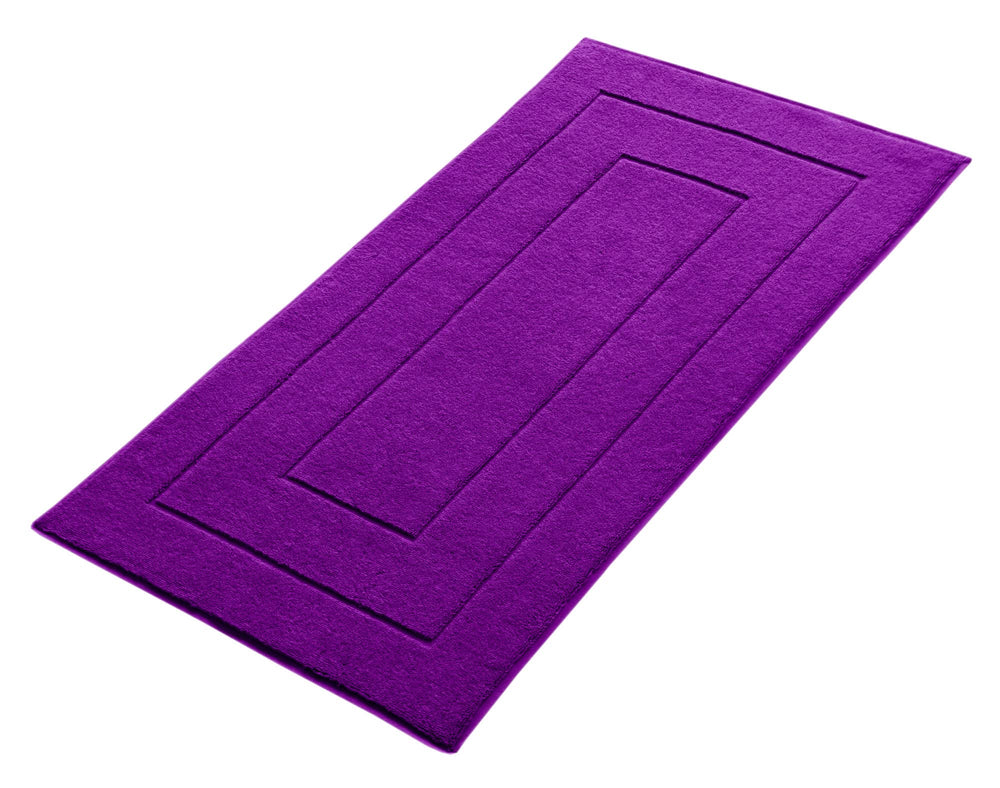 Frottee Badematte 50x80 cm Lila - Aubergine