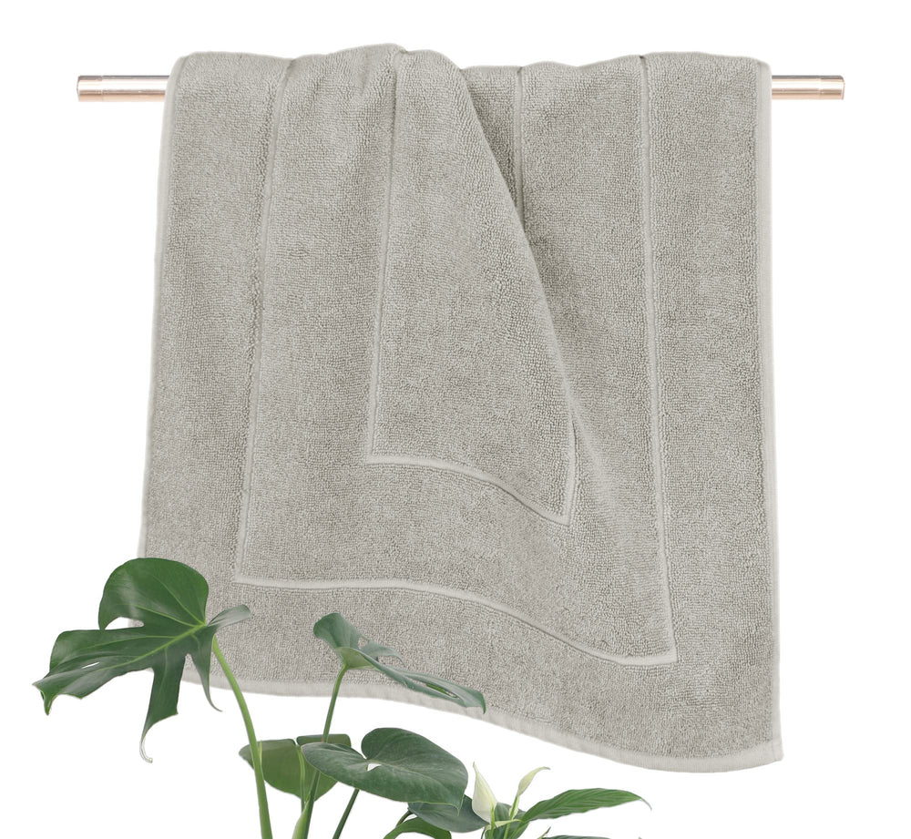 Frottee Duschvorleger 50x90 cm Grau - Kiesel