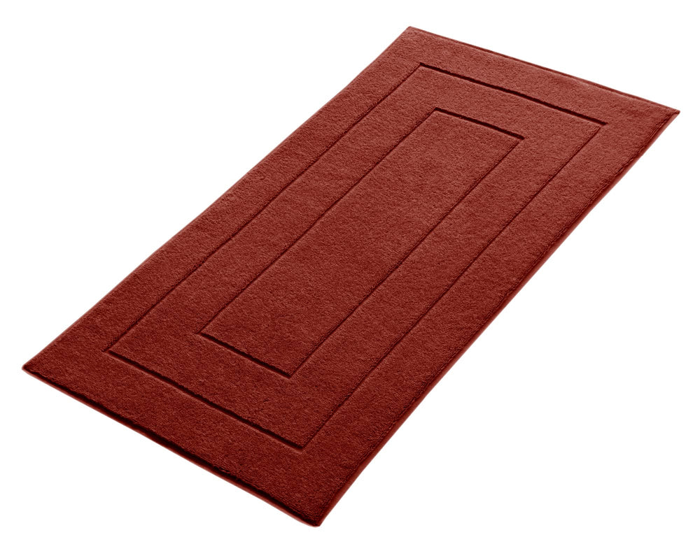 Frottee Duschvorleger 50x90 cm Braun - Rost