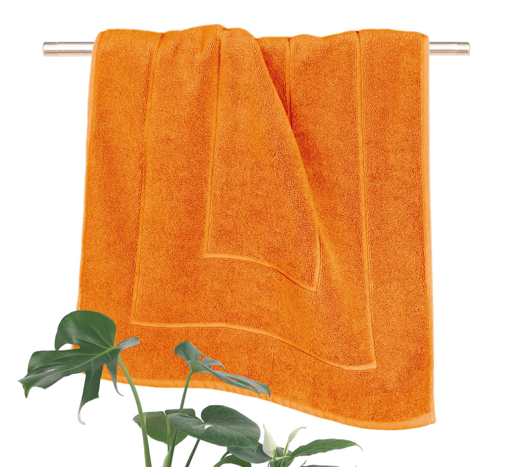 Frottee Duschvorleger 50x90 cm Orange - Clementinen