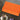 Geschirrtücher 2 in 1 Waffelpique und Frottee 50x50 cm, Orange - Blutorange