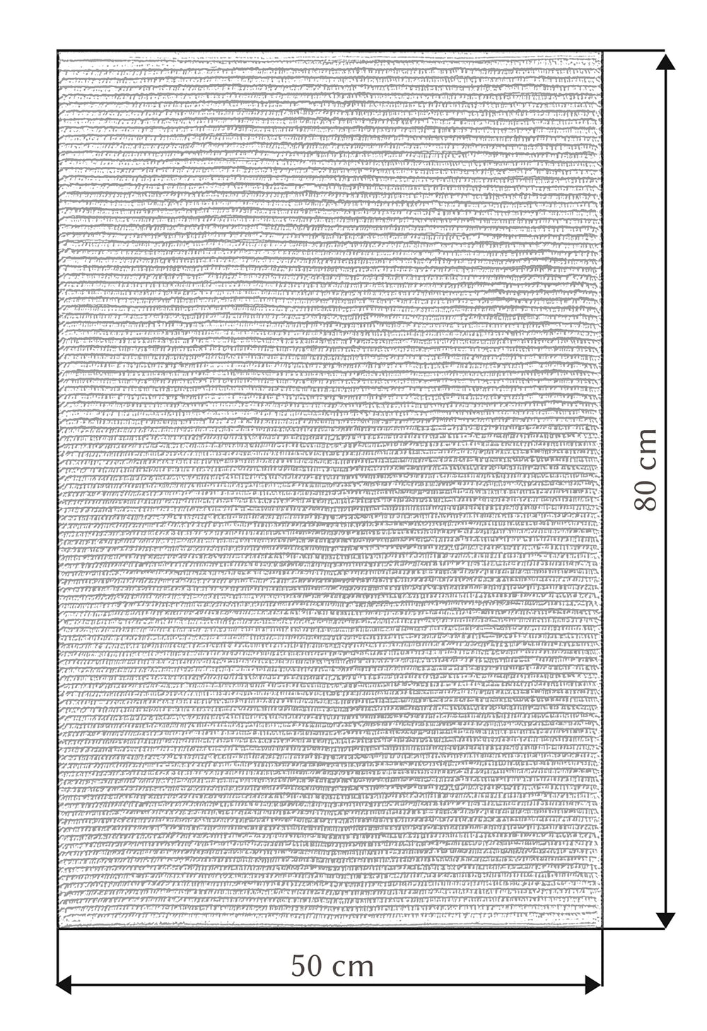 Badematte 50x80 cm Grün - Forst