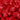 Handemade Schlingenteppich 50x70 cm, Rot - Chili