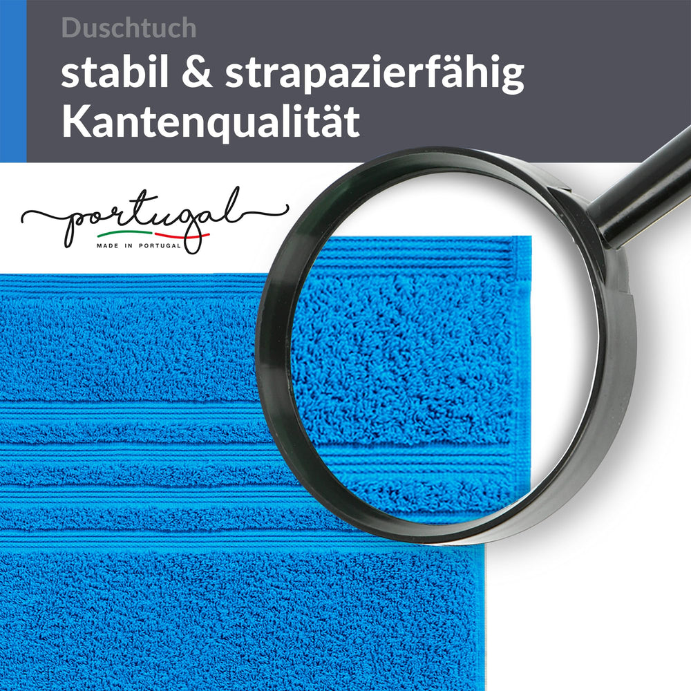 Duschtuch 70x140 cm 2er Set Blau - Capri