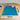 Frottee Küchenhandtücher 50x50 cm 4er Set Blau - Petrol