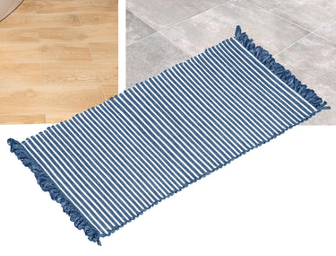 Handmade Läufer 60x120 cm Blau - Jeans