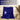 Saunakilt Herren Blau - Marine, Saunatuch mit Klettverschluss XS - M