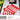 Geschirrhandtücher 3 Set 50x70 cm, Rot - Weiß