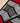 XL Premium Saunahandtuch 85x200 cm, Beige - Rot - Grau,