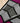 XL Premium Saunahandtuch 80x200 cm, Taubenblau - Fuchsia - Grau