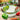 2er Keramikschalen Set 18 cm - 23 cm Ø, Salatschale bunt Gemüse, tiefe Suppenschüssel rund