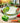 2er Keramikschalen Set 18 cm - 23 cm Ø, Salatschale bunt Gemüse, tiefe Suppenschüssel rund