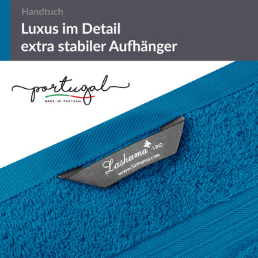 Handtuch Set 50x100 cm 2 Stück Blau - Petrol
