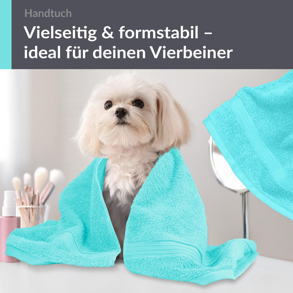 Handtuch Set 50x100 cm 2 Stück Türkis