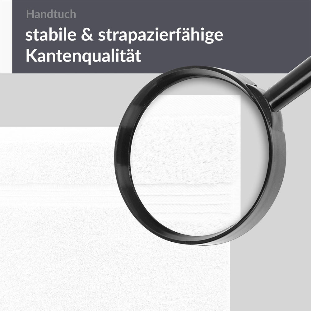 Handtuch Set 50x100 cm 2 Stück Weiß