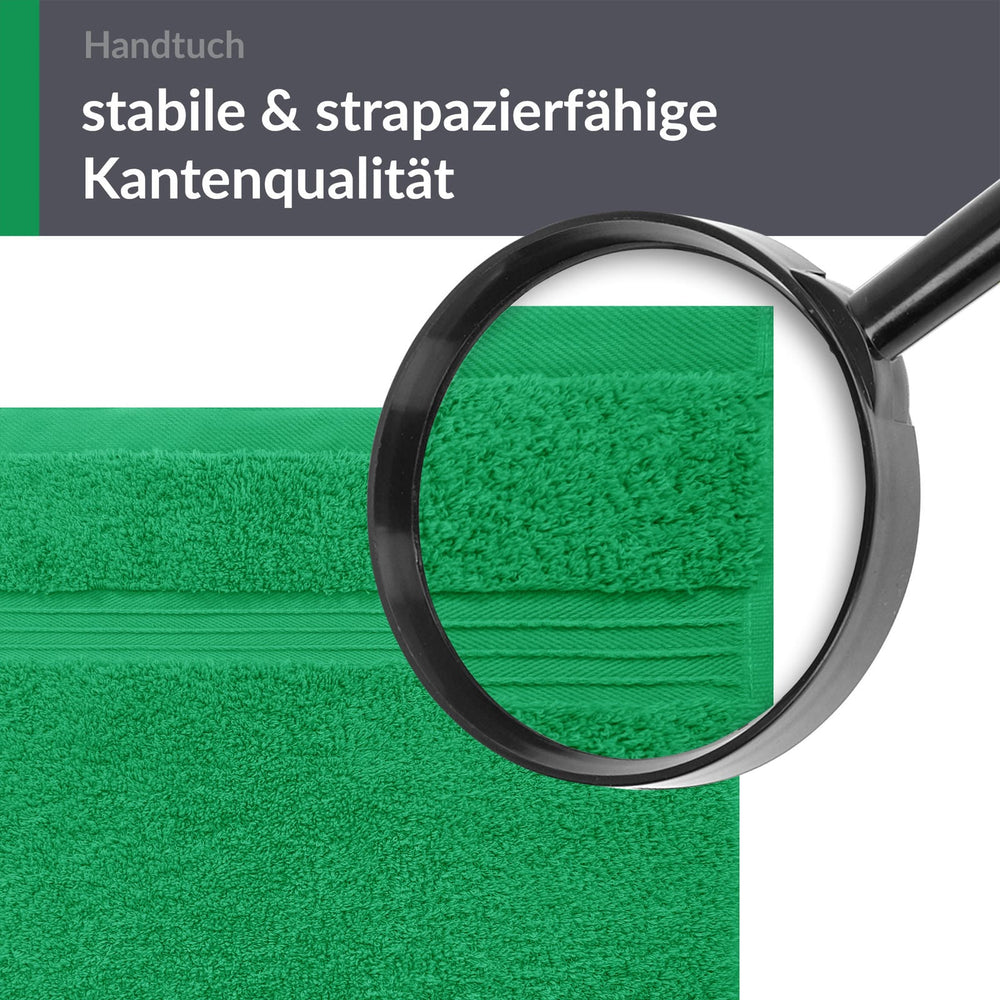 Handtuch Set 50x100 cm 2 Stück Grün - Forst