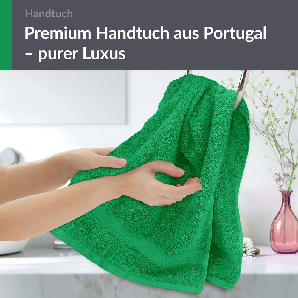 Frottee Handtuch 50x100 cm Grün - Forst