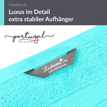 Frottee Handtuch 50x100 cm Türkis