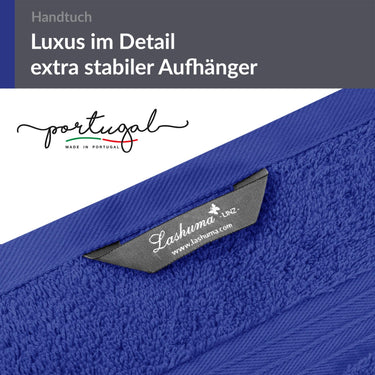 Frottee Handtuch 50x100 cm Blau - Königs