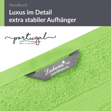 Frottee Handtuch 50x100 cm Grün - Apfel