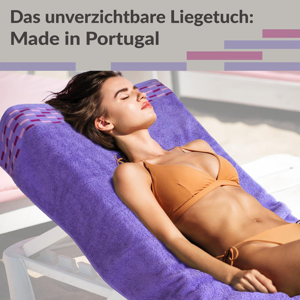 XL Saunahandtuch 80x200 cm superflauschig Lila - Lavendel