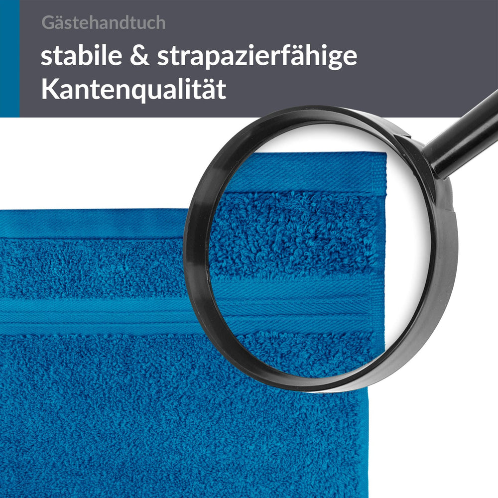 Gästehandtuch 30x50 cm Blau - Petrol