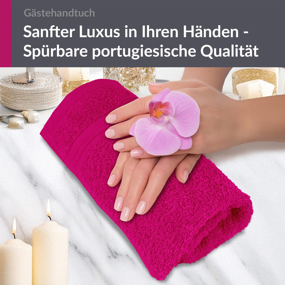 Gästehandtuch 30x50 cm Pink - Purpur