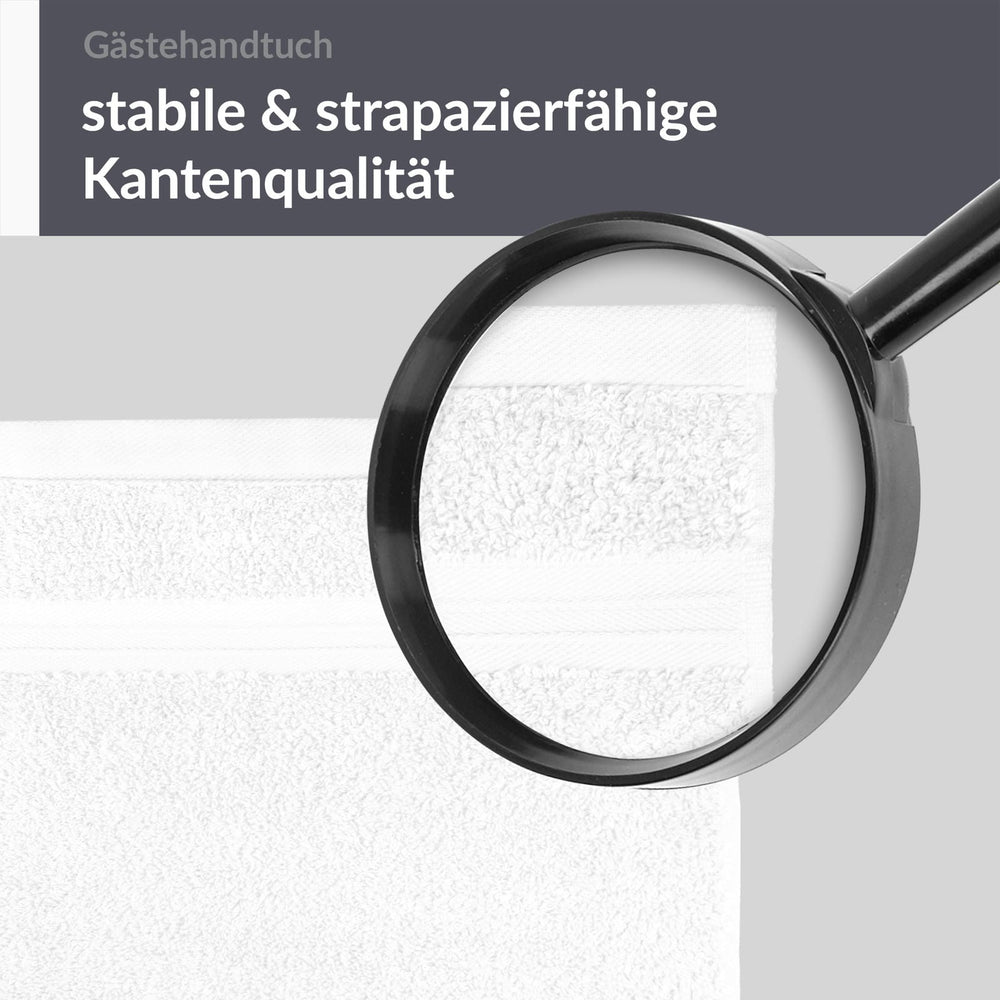 Gästehandtuch 30x50 cm Weiß