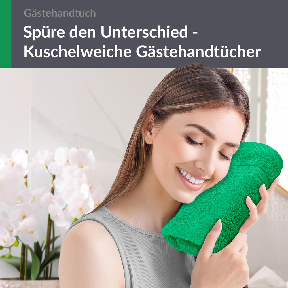 Gästehandtuch 30x50 cm Grün - Forst