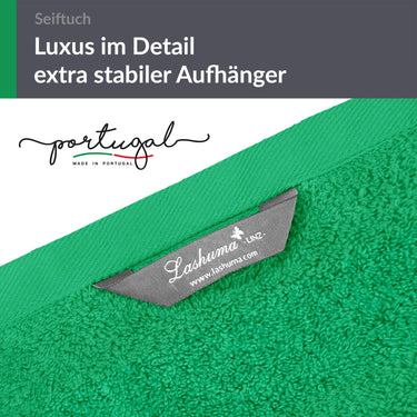 Seiftücher 30x30 cm, 6er Set Waschlappen Grün - Forst