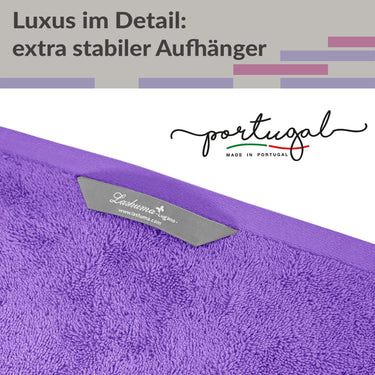 Gäste Handtuchset 30x50 cm Lila - Lavendel, Lugano 4 Stück kleine Handtücher
