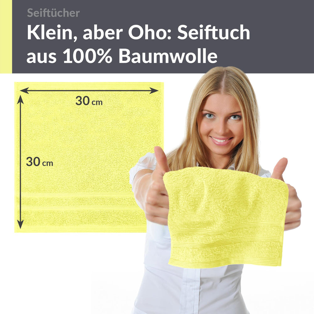 Waschlappen 30x30 cm 2er Grün - Anis