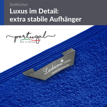 Waschlappen 30x30 cm 2er Blau - Azur