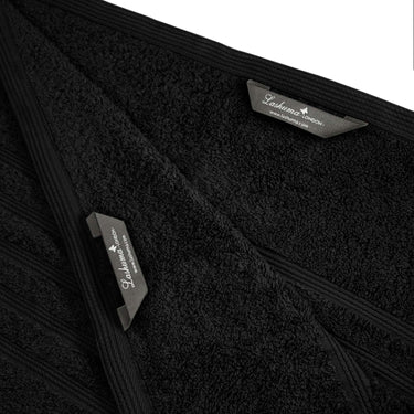 Badetuch groß 100x200 cm Schwarz