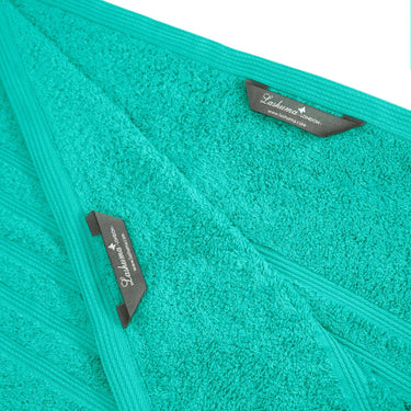 Saunahandtuch extra lang 80x220 cm Türkis - Meer