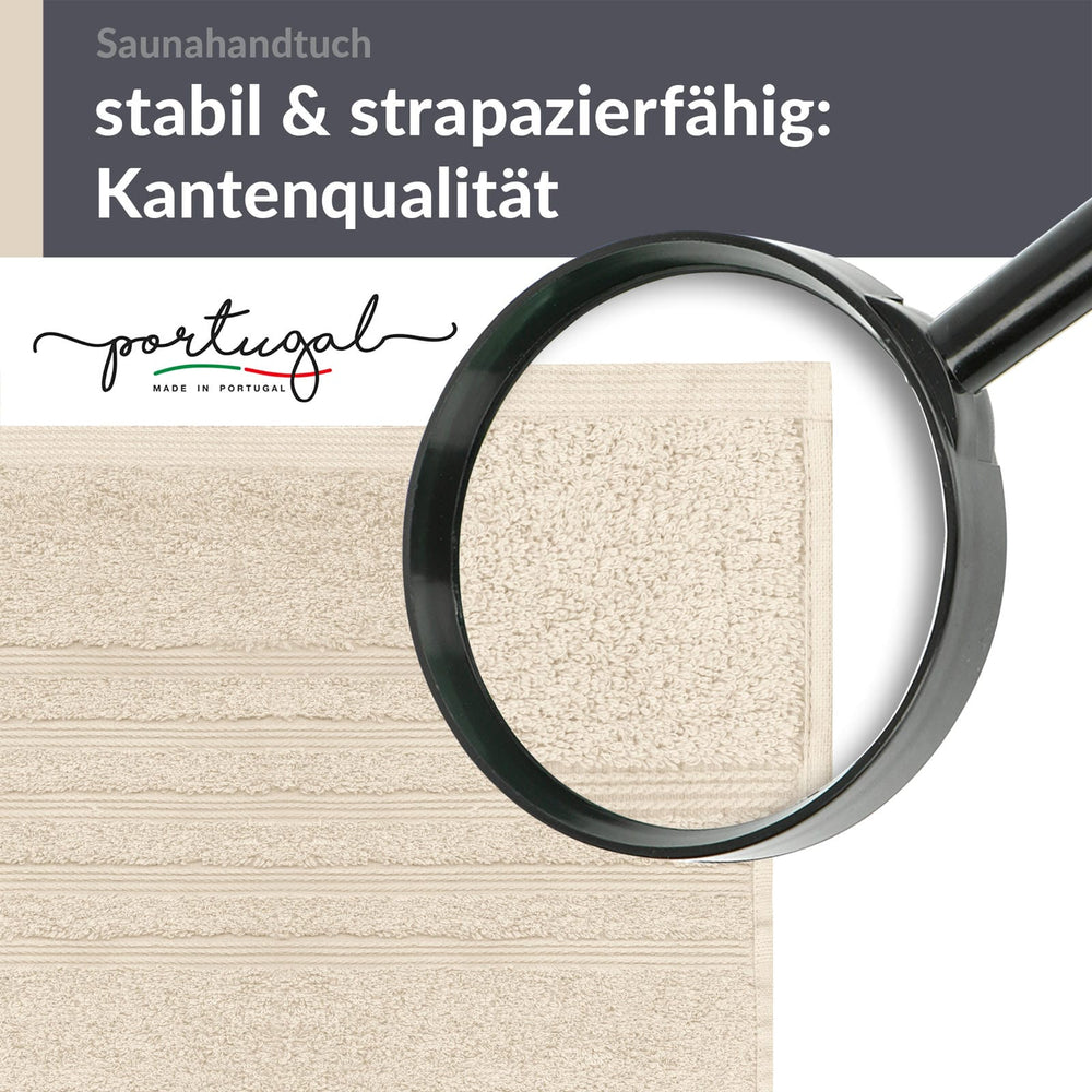 Saunahandtuch 80x200 cm Natur
