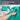 Saunahandtuch groß 80x200 cm 2er Set Türkis - Meer