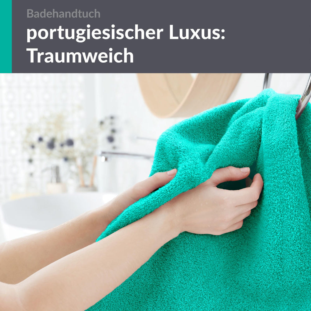 Badetuch 100x150 cm Türkis - Meer