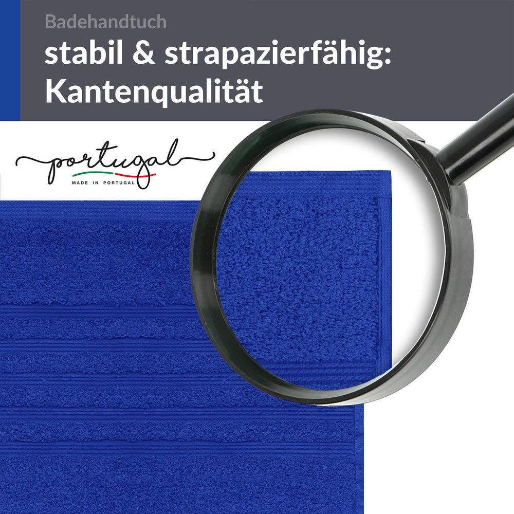 Badetuch 100x150 cm Blau - Azur