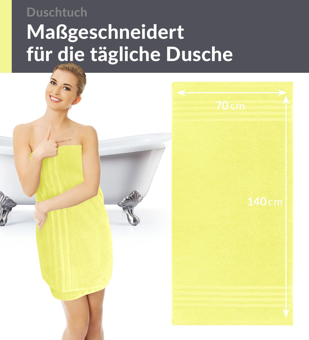 Duschhandtuch 70x140 cm Grün - Anis