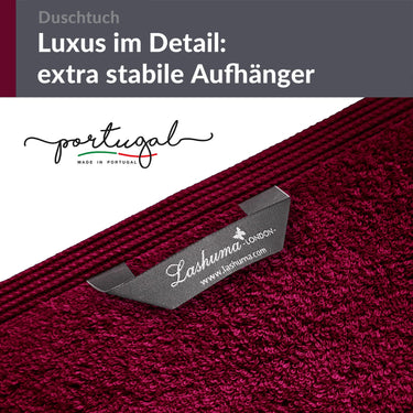 Duschhandtuch 70x140 cm Rot - Kirsch