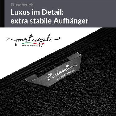 Duschhandtuch 70x140 cm Schwarz